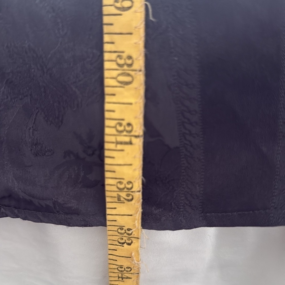 Vintage Victoria's Secret Gold Label Dark Gray Sleep Shirt with Covered Buttons - Picture 6 of 8
